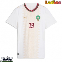 Morocco Youssef En-Nesyri #19 Replica Away Shirt Ladies World Cup 2026 Short Sleeve